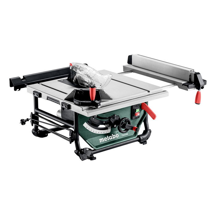 Metabo TS 254 M Sierra de Mesa con Guía Paralela, 1500W, Velocidad 4200 RPM, Corte Máximo 8 cm, Ancho Corte 52 cm, Ángulo de Giro -1.5 a 46.5 Grados Metabo TS 254 M Sierra de Mesa con Guía Paralela, 1500W, Velocidad 4200 RPM, Corte Máximo 8 cm, Ancho Corte 52 cm, Ángulo de Giro -1.5 a 46.5 Grados