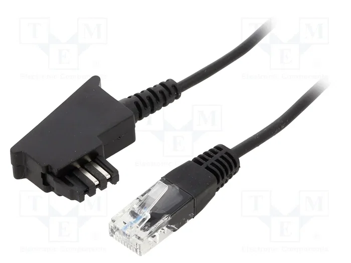 GOOBAY Cable telefónico RJ45 a TAE F de 2m GOOBAY Cable telefónico RJ45 a TAE F de 2m
