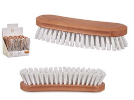 Arte Regal Cepillo Plástico Ropa Blanco Grande 5.5x4x17.5 cm (Set de 32)