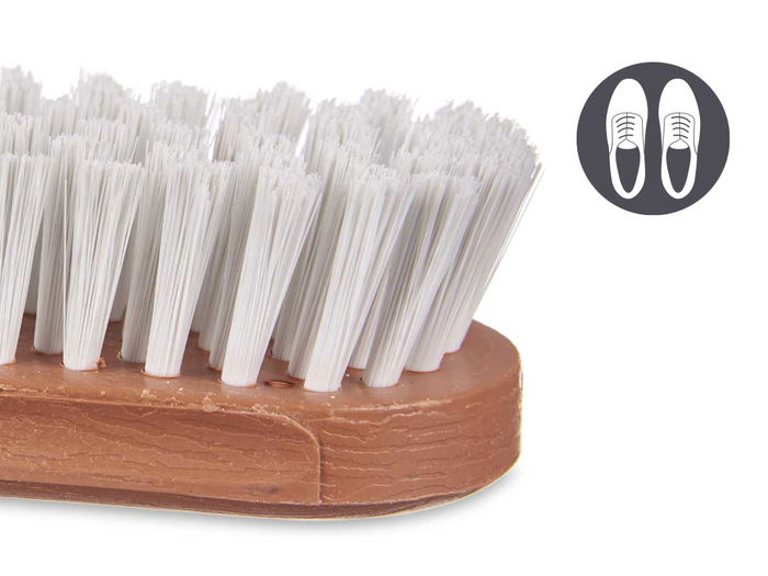 Arte Regal Cepillo Plástico Ropa Blanco Grande 5.5x4x17.5 cm (Set de 32)