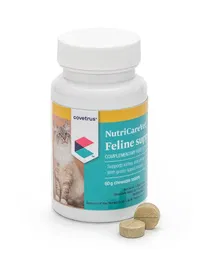 Covetrus Nutricarevet Suplemento Urinario para Gatos, 80 Comprimidos con L-Metionina, Taurina y Mejillón de Labios Verdes para Función Renal y Vejiga