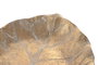 DKD Home Decor Centro Mesa Tropical Dorado Hoja Resina 26 x 6 x 33 cm