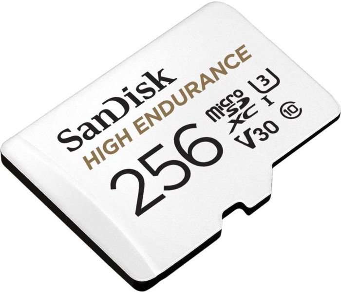 Sandisk High Endurance 256 GB MicroSDXC con Adaptador