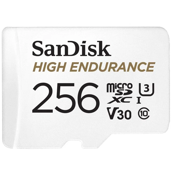 Sandisk High Endurance 256 GB MicroSDXC con Adaptador