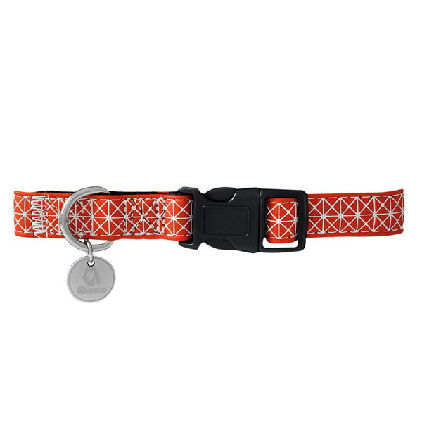 Nayeco Collar Mac Leather Cross Rojo 20mm x 35-50cm Nayeco Collar Mac Leather Cross Rojo 20mm x 35-50cm