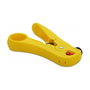 DeLOCK 86478 - Pelacables para cables de 3,5 a 9,0 mm, color amarillo, 111 x 66 x 22 mm
