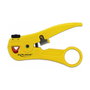 DeLOCK 86478 - Pelacables para cables de 3,5 a 9,0 mm, color amarillo, 111 x 66 x 22 mm