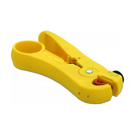 DeLOCK 86478 - Pelacables para cables de 3,5 a 9,0 mm, color amarillo, 111 x 66 x 22 mm