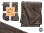 Giftdecor Manta Sedalina Gris Oscuro 180x220 cm 100% Poliester (Set de 6)