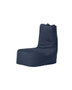 Atelier Del Sofa Puf de Jardín Dark Blue, Comodidad y Estilo Exterior, Tejido Poliéster, 60x90x35 cm Asiento, Resistente al Agua, Espuma EPS Reciclado
