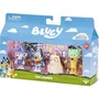 Bluey Caja de figuras articuladas BLU0630996176559 - Disfraces - 4 figuras articuladas con accesorios