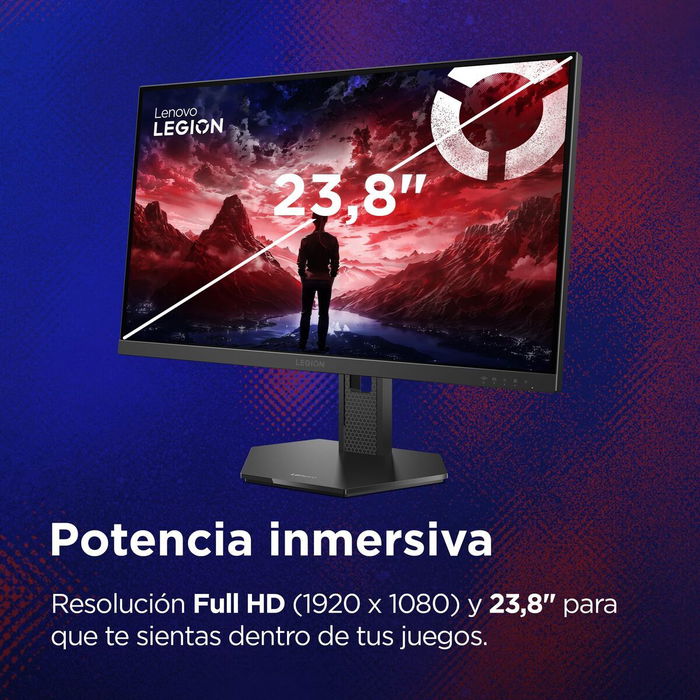 Lenovo Monitor Gaming 24-10 23,8" Full HD IPS 240Hz 0,5ms AMD FreeSync Premium HDMI DisplayPort