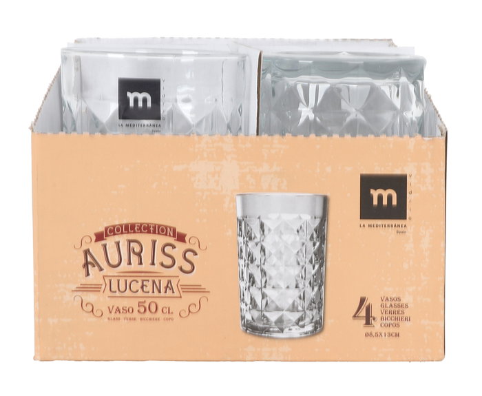 La Mediterranea Vaso 500cc Auriss Lucena MD