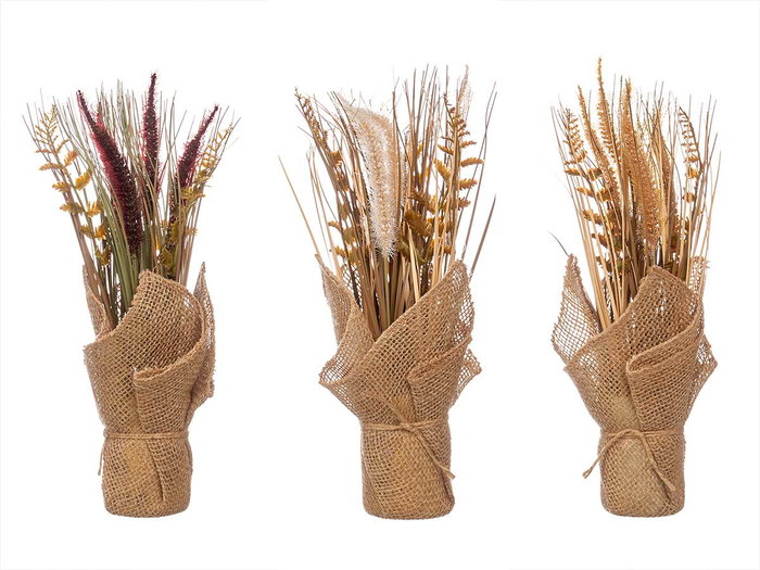 Ibergarden Ramillete Saco Conos Envejecidos Surtidos 15x34x15 cm (Set de 6)