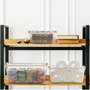 Confortime Cesta Metal Organizador 37 cm x 23 cm x 16 cm (8 Unidades)