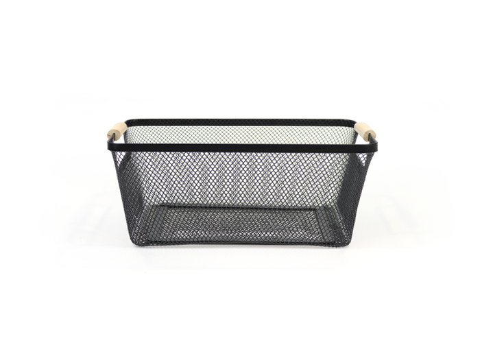 Confortime Cesta Metal Organizador 37 cm x 23 cm x 16 cm (8 Unidades)