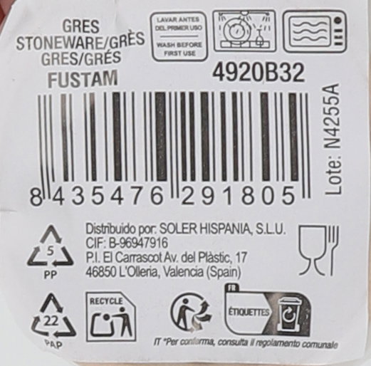 La Mediterranea Taza Fustam 140ml
