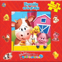 PHIDAL EDITIONS Diversión en la granja (libro+3 puzzles)