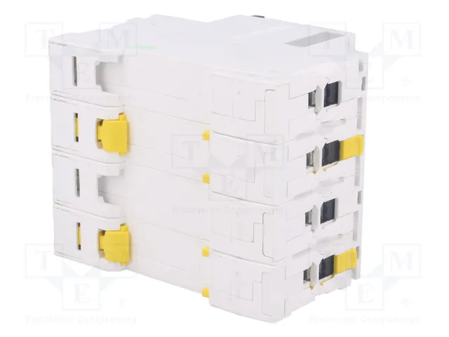 SCHNEIDER ELECTRIC Interruptor magnetotérmico iC60H 25A 4 Polos Curva C SCHNEIDER ELECTRIC Interruptor magnetotérmico iC60H 25A 4 Polos Curva C