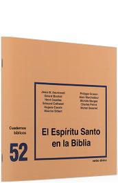 VERBO DIVINO, 52.Espiritu Santo en Biblia.(Cuadernos Biblicos)