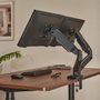 Aisens Soporte de Mesa Pro para 2 Monitores/TV 17-32 Pulgadas, Negro