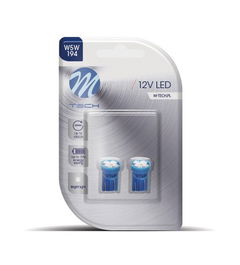 M-Tech L017 W - W5 W 4XSmd3528 Blanco Lámpara LED para Coche Interior Posición Matricula 12V