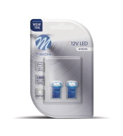 M-Tech L017 W - W5 W 4XSmd3528 Blanco Lámpara LED para Coche Interior Posición Matricula 12V
