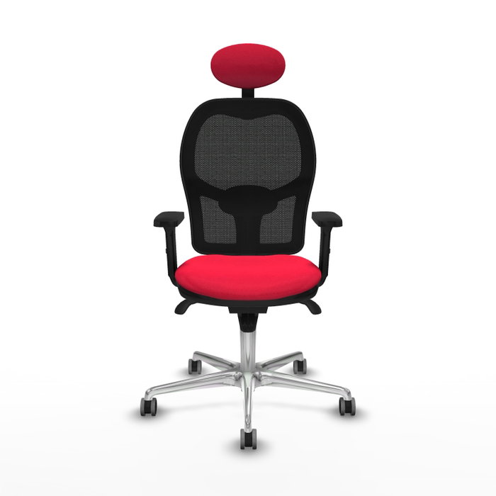 PIQUERAS Y CRESPO Silla de oficina Jorquera Rojo y Negro