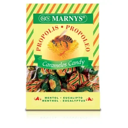 MARNYS Caramelos de Propóleo, Miel, Mentol y Eucalipto 60g