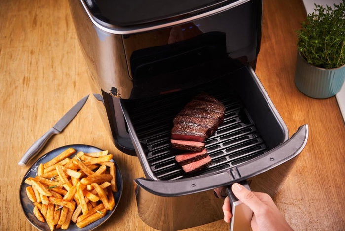 Tefal Easy Fry Grill & Steam FW2018, Freidora de aire con Parrilla y Vapor, 6,5 L, Negro Tefal Easy Fry Grill & Steam FW2018, Freidora de aire con Parrilla y Vapor, 6,5 L, Negro