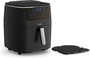Tefal Easy Fry Grill & Steam FW2018, Freidora de aire con Parrilla y Vapor, 6,5 L, Negro