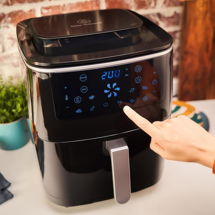 Tefal Easy Fry Grill & Steam FW2018, Freidora de aire con Parrilla y Vapor, 6,5 L, Negro Tefal Easy Fry Grill & Steam FW2018, Freidora de aire con Parrilla y Vapor, 6,5 L, Negro