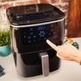 Tefal Easy Fry Grill & Steam FW2018, Freidora de aire con Parrilla y Vapor, 6,5 L, Negro