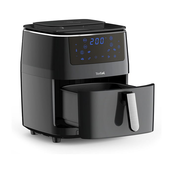 Tefal Easy Fry Classic Freidora de Aire Caliente con Función Grill y Vapor, 1.6L, 1700W, 7 Programas, 80-200°C, Temporizador 60 min, Negro, FW2018