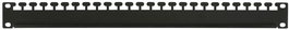 Lanview Panel de Gestión de Cables Logon D=800, 1U Rack 19", Ancho 480mm, Profundidad 10mm, Alto 44mm, Color Negro RAL 9005, para Armarios 19" 3 GT