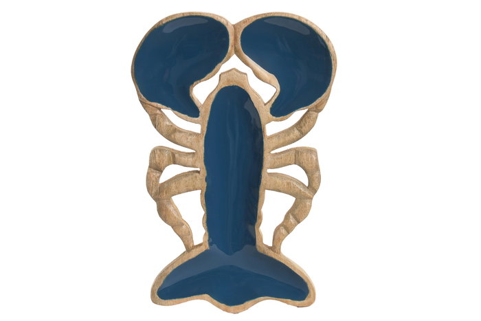 DKD Home Decor Centro de Mesa de Mango Azul DKD Home Decor Centro de Mesa de Mango Azul