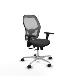 PIQUERAS Y CRESPO Silla de oficina Jorquera Gris con mecanismo Sincro/Traslack
