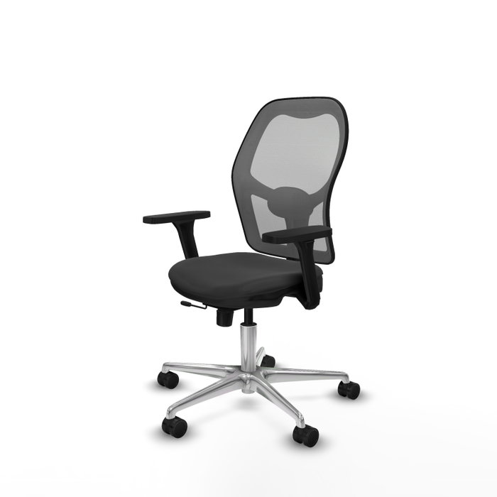 PIQUERAS Y CRESPO Silla de oficina Jorquera Gris con mecanismo Sincro/Traslack