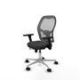 PIQUERAS Y CRESPO Silla de oficina Jorquera Gris con mecanismo Sincro/Traslack