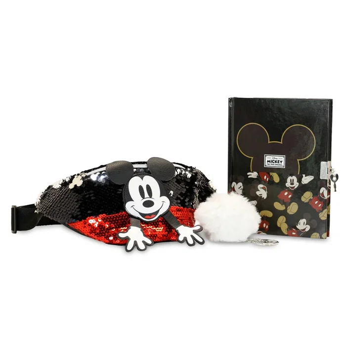 Disney Mickey Mouse Pack Riñonera + Complemento Rojo