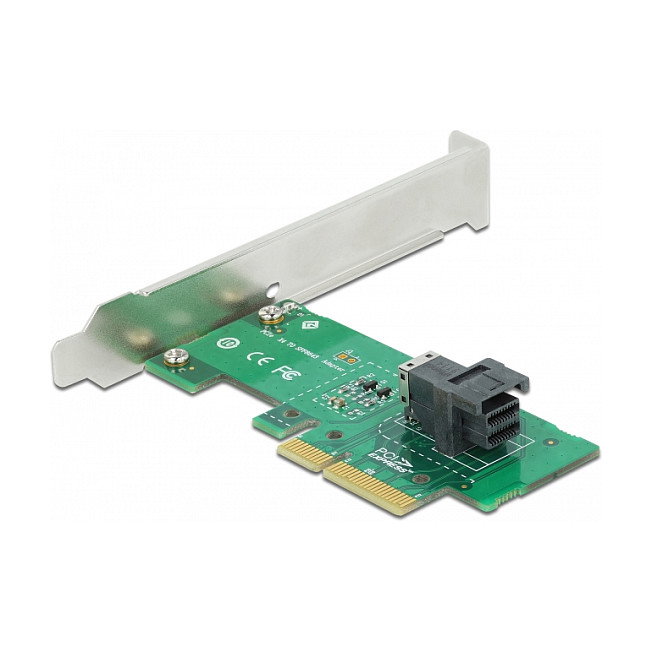 DeLOCK PCI Express x4 Tarjeta de Expansión a 1 x Interna SFF-8643 NVMe M.2, Factor de Forma Low Profile, Compatible con PCIe 4.0