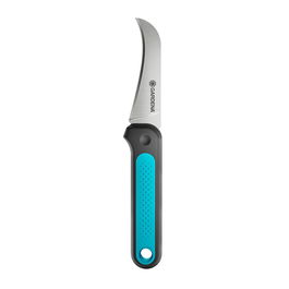 Gardena 12211-20 Cuchillo Veggiecut para Cosechar, Limpiar y Pelar Verduras, Acero Inoxidable