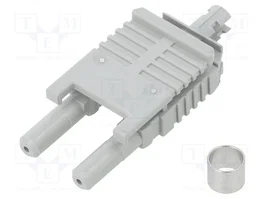 LAPP Conector de fibra óptica dúplex HFBR-4516 gris