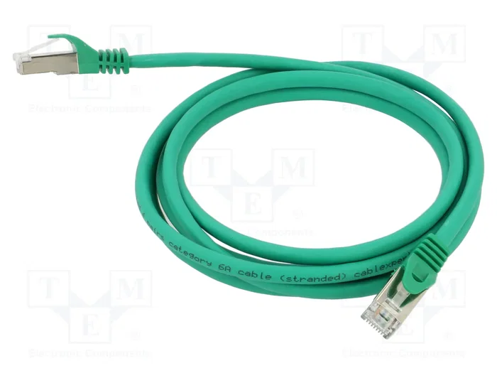 GEMBIRD Cable de red Cat 6a S/FTP de 2m verde GEMBIRD Cable de red Cat 6a S/FTP de 2m verde