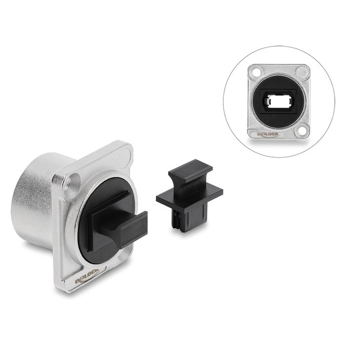 DeLOCK 91174 Módulo Keystone MPO Hembra a Hembra Plata DeLOCK 91174 Módulo Keystone MPO Hembra a Hembra Plata