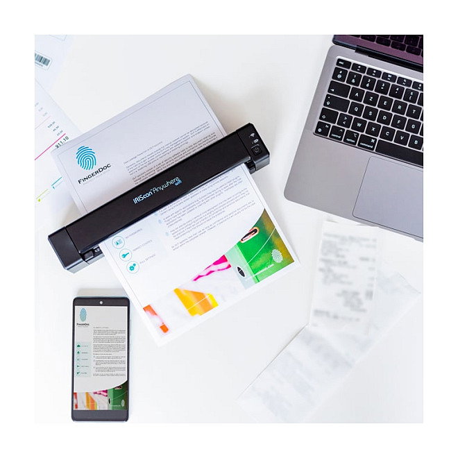 I.R.I.S. IRIScan Anywhere 6 WiFi Simplex, Escáner de Documentos Portátil con Batería, 15 ppm, A4, 1200 DPI, Color, para Windows, Mac, iOS, Android I.R.I.S. IRIScan Anywhere 6 WiFi Simplex, Escáner de Documentos Portátil con Batería, 15 ppm, A4, 1200 DPI, Color, para Windows, Mac, iOS, Android