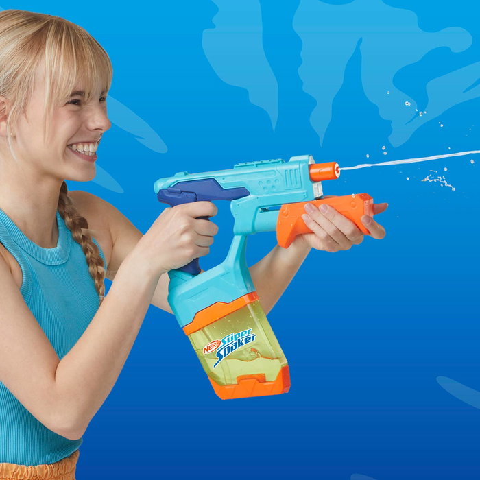 Hasbro Nerf Super Soaker Dunk Fill Doble G0995, Pack de 2 Lanzadores de Agua para Exterior, 300 ml por Tanque