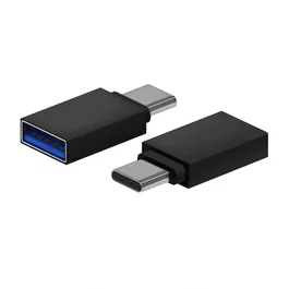 AISENS Mini Adaptador Aluminio USB 3.2 Gen1 3A Negro (USB-C Macho a USB-A Hembra)