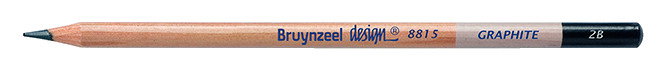 Bruynzeel Design Lápices de grafito 2B Bruynzeel Design Lápices de grafito 2B