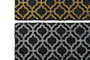 DKD Home Decor Felpudo de Goma Geométrico Surtido de 2 Unidades